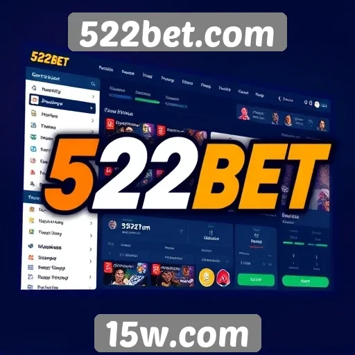 Experiência do usuário e interface no 522bet.com